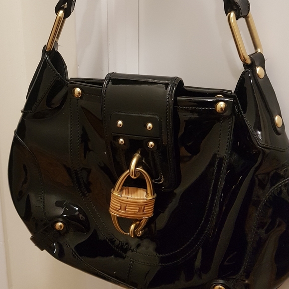 Salvatore Ferragamo Handbags - Ferragamo Patent Leather Handbag